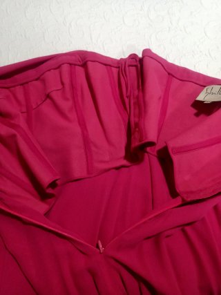Abito lungo da festa Sybilla rosa