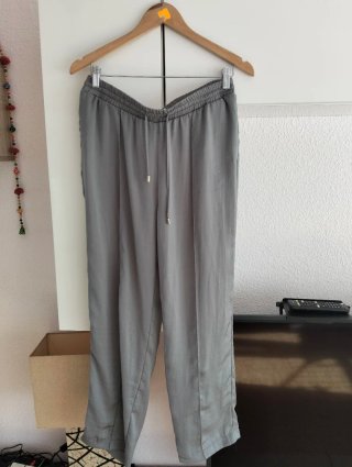 Pantaloni satin grigi XL Sfera