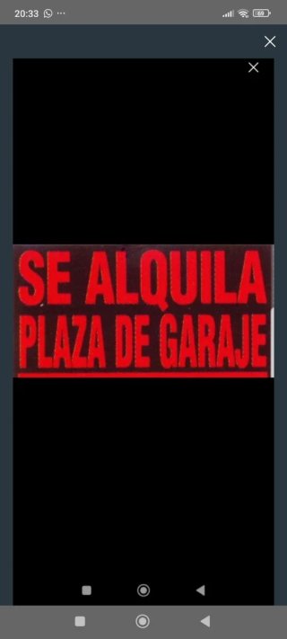 Plaza de garaje Torres de cotillas