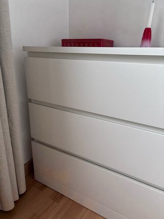 Cajonera Ikea MALM Blanca 160x78