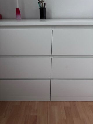 Cajonera Ikea MALM Blanca 160x78