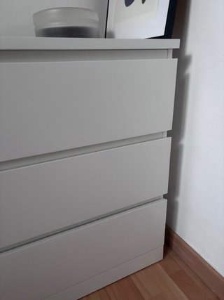 Cajonera Ikea MALM Blanca 160x78