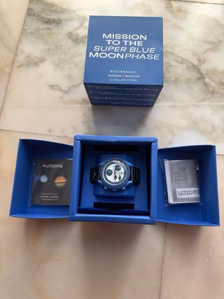 Omega x Swatch MoonSwatch Super Blue