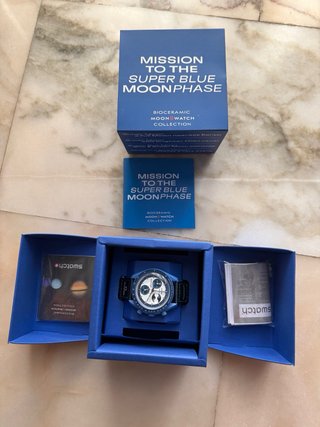 Omega x Swatch MoonSwatch Super Blue
