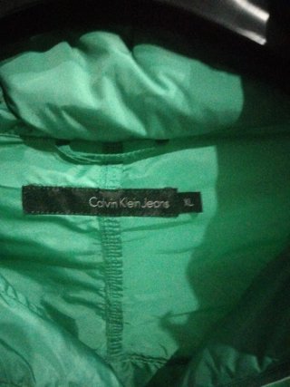 Giubbino K-Way Calvin Klein Verde XL