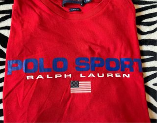 Camiseta Polo Sport Ralph Lauren Roja Talla S