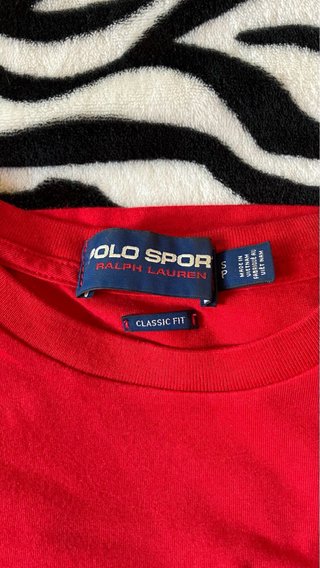 Camiseta Polo Sport Ralph Lauren Roja Talla S