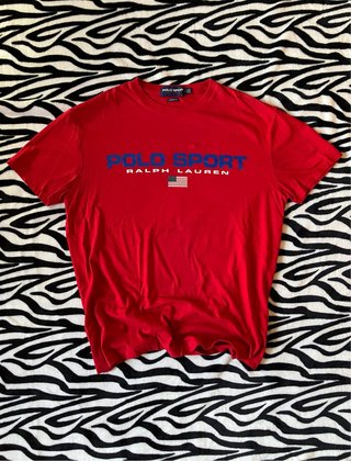 Camiseta Polo Sport Ralph Lauren Roja Talla S