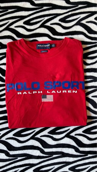Camiseta Polo Sport Ralph Lauren Roja Talla S