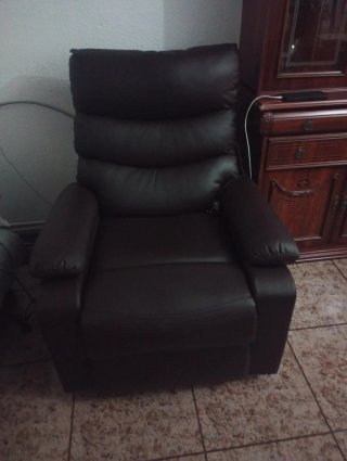 Sillón levanta personas piel sintética