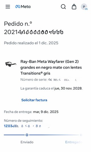 Gafas Ray-Ban Meta Wayfarer Gen 2 Transitions