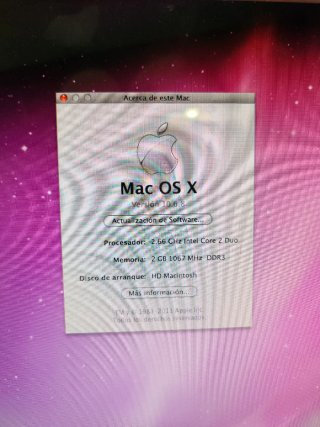 iMac Intel Core 2 Duo Blanco