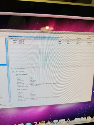 iMac Intel Core 2 Duo Blanco