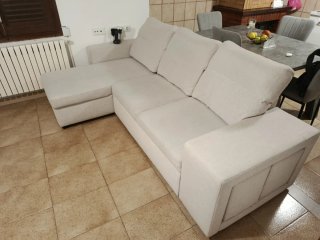 Sofá modular de tres puestos Beige