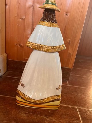 Virgen del Rocío figura cerámica