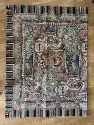 Alfombra Vintage Tapiz Efecto Desgastado