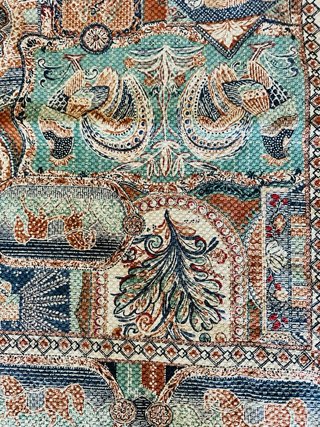 Alfombra Vintage Tapiz Efecto Desgastado