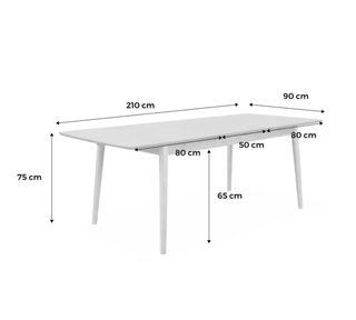 Conjunto mesa y 4 sillas comedor