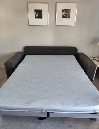 Divano Letto Italiano Grigio 2 e 3 Posti
