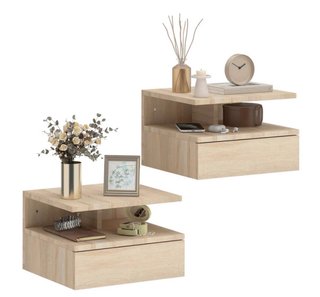 Mesitas de noche de madera (2 unidades)