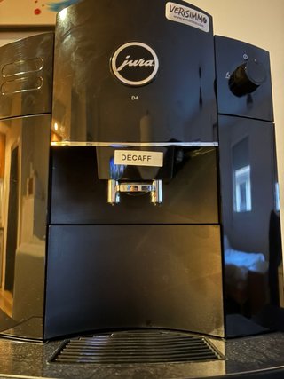 Cafetera Jura Decaff Negra