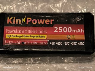 Baterías LiPo Kin Power 2500mAh