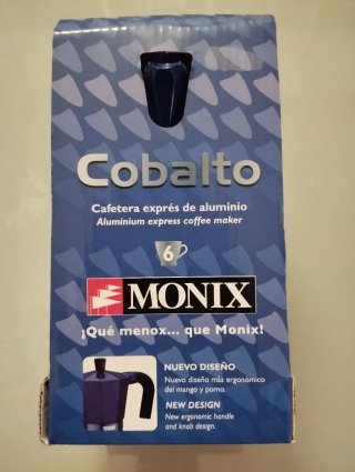 Cafetera Monix Cobalto Express Azul
