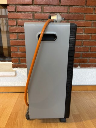 Estufa Gas Portátil Llama Azul Negra