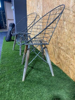 Sillas Acapulco Metal y Madera