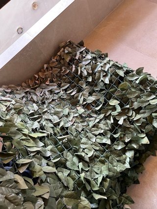 3 rollos Valla hojas artificiales 3x1m
