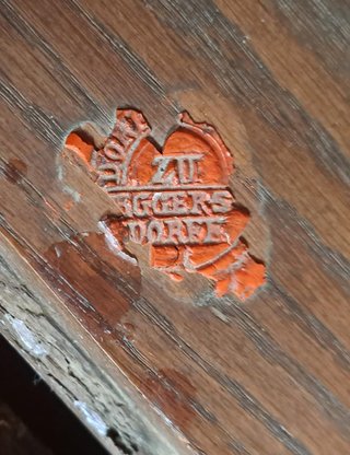 Baúl Alemán Antiguo 1840 Madera y Metal