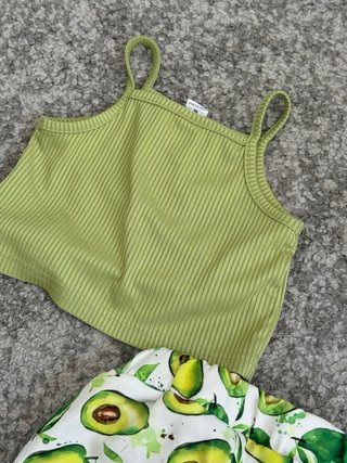 Conjunto niña verde