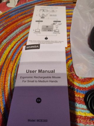 Ratón Ergonómico SEENDA MB D7 Recargable