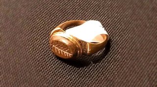 Anello sigillo afghano antico