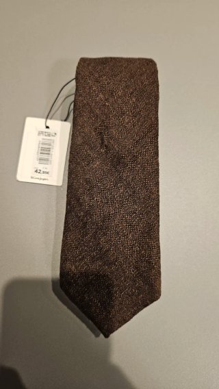 Corbata Emidio Tucci Marrón y Azul
