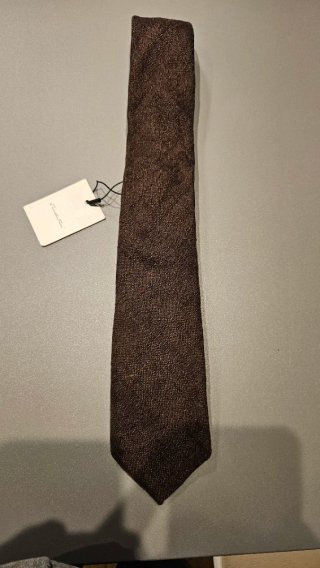 Corbata Emidio Tucci Marrón y Azul