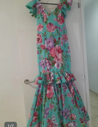 Abito flamenco floreale