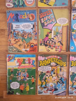 Lote 16 comic Rompetechos, Mortadelo, Zipi Zape...