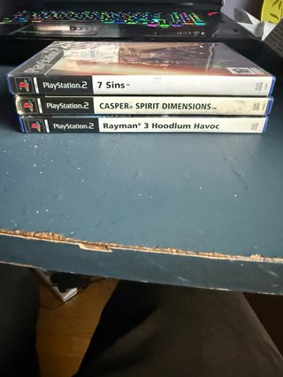 Lote 3 juegos PS2: Casper, 7 Sins, Rayman 3