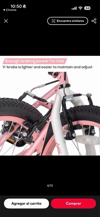Bicicleta de niña Hiland 20 pulgadas