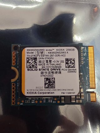 SSD M.2 Kioxia 256GB NVMe PCIe Gen4x4