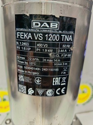 Bomba agua DAB feka vs1200 tna