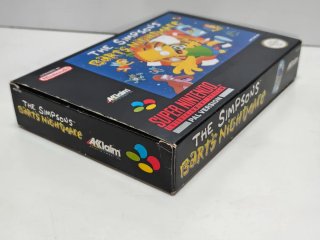 The Simpsons Bart's Nightmare Super Nintendo Snes
