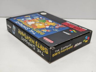The Simpsons Bart's Nightmare Super Nintendo Snes