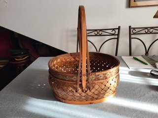 Cesta em Vime com Pega