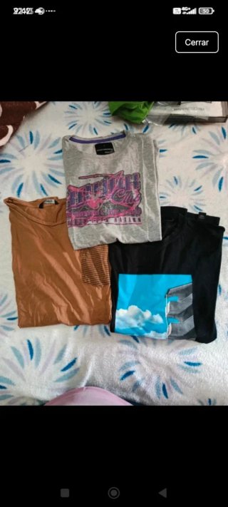 Lote 3 Camisetas Pull&Bear Hombre Talla M