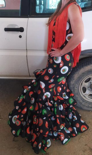 Traje de flamenca varias talla y modelo pregúntame