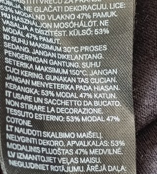 Camiseta negra H&M pedrería Talla XL