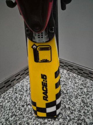 Esquí infantil Atomic Race:5 con fijaciones 110 cm