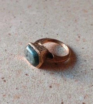 Anello sigillo afghano antico